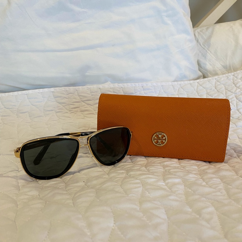 Tory Burch sunglasses and case
